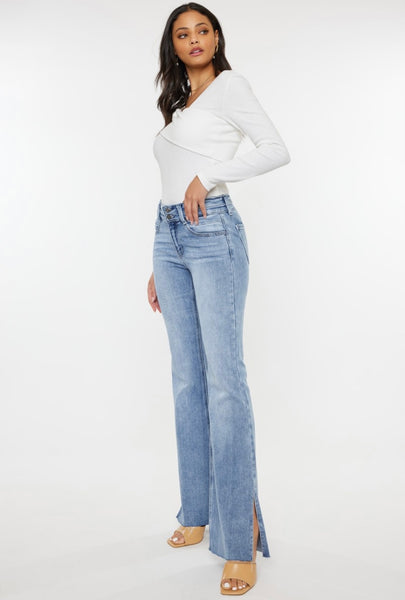 KanCan Split Hem Bootcut Jeans