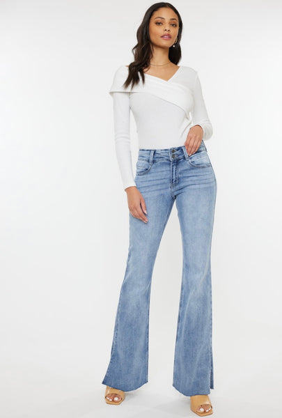 KanCan Split Hem Bootcut Jeans