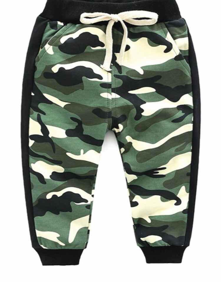 Kids Camo Jogger Pants