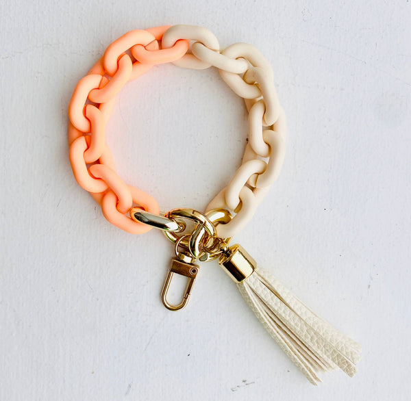 Chain Link Bangle Keychain