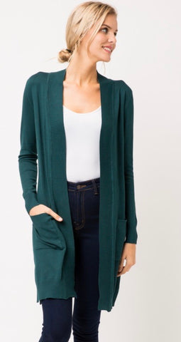 Dark Green Cardigan