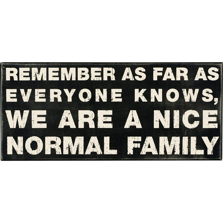 Nice Normal Family