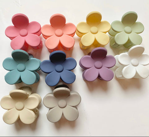 Small Flower Hair Clips