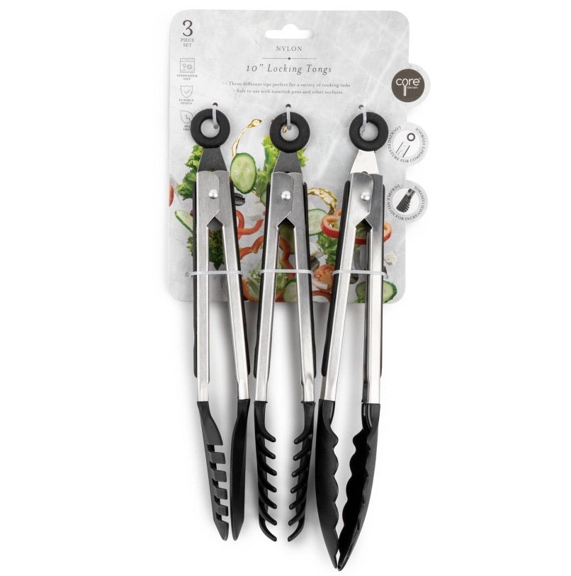 Set of 3 Tongs