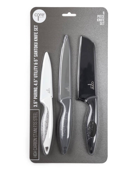 6 Pieces Knife set with Sheaths