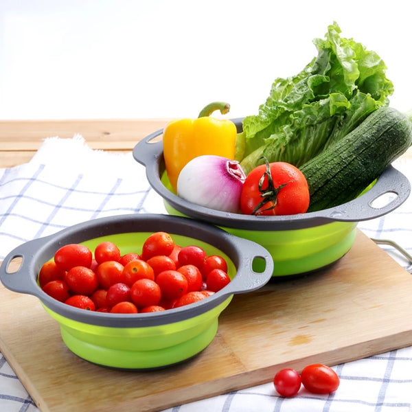 Silicone Collapsible Colanders