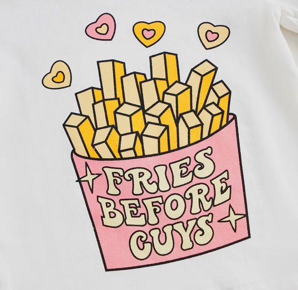 Fries Before Guys Toddler Girls Outfit