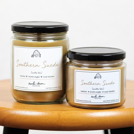 12 oz Southern Suede Candle