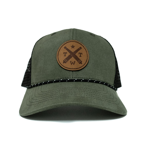 Texas Leather Patch Trucker Hat