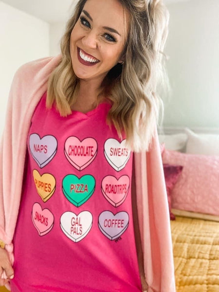 Conversation Heart Night Gown ❤️