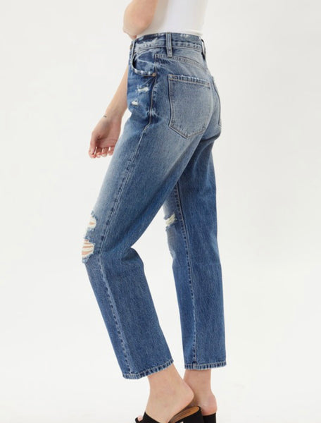 Kan Can High Rise Boyfriend Jeans