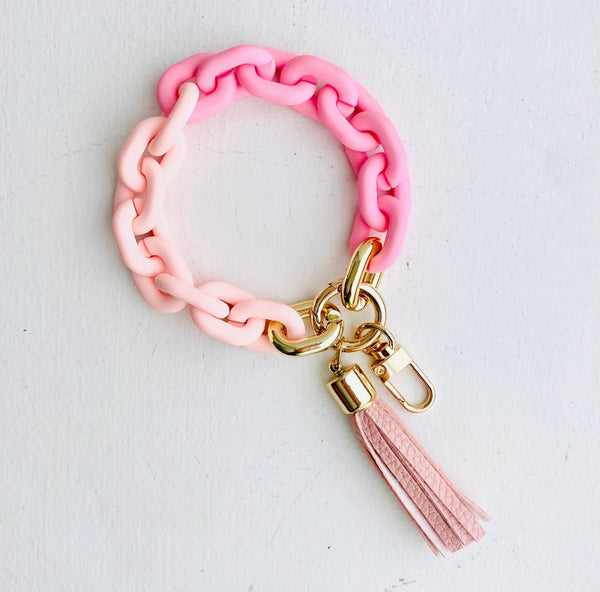 Chain Link Bangle Keychain