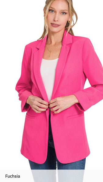 Classic Blazer *multiple colors*