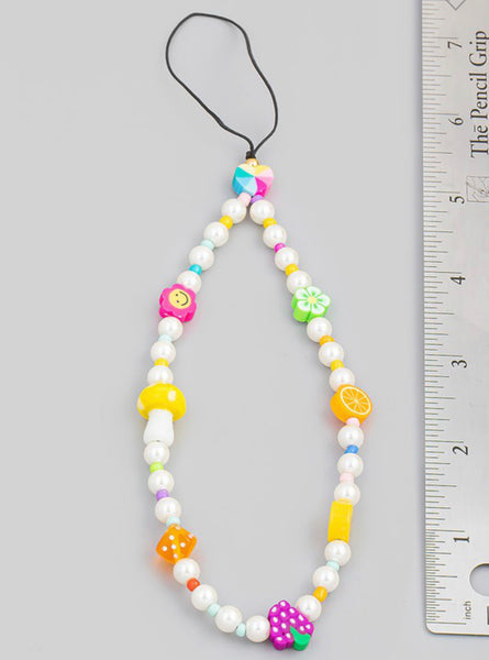 Assorted Bead Phone Charm