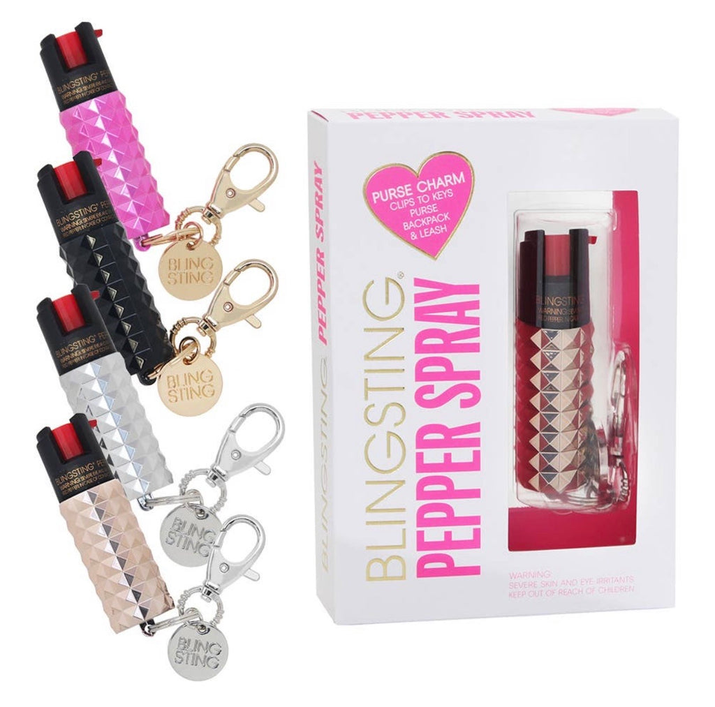 Metallic Studded Pepper Spray