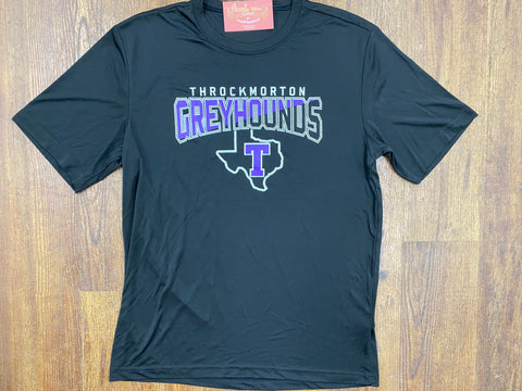 Short Sleeve Dri Fit Greyhound Tee