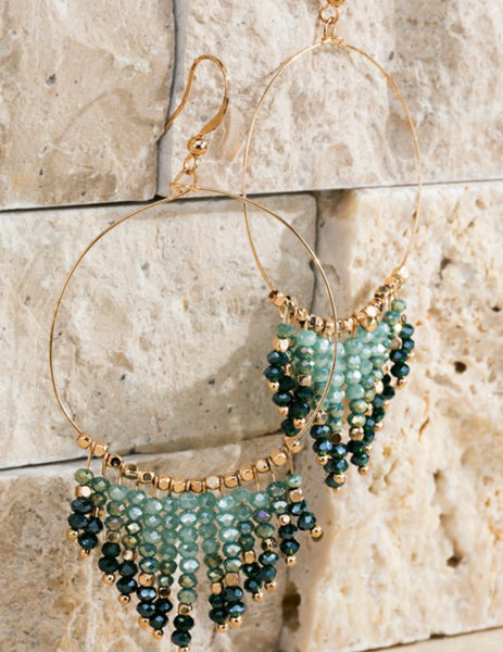 Beaded Tassel Earrings