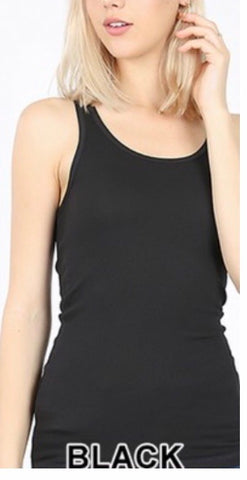 Black Racerback Tank