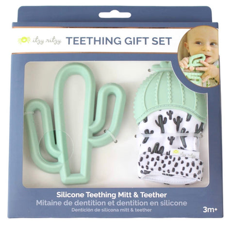 Cactus Teething Mitt & Gift Set