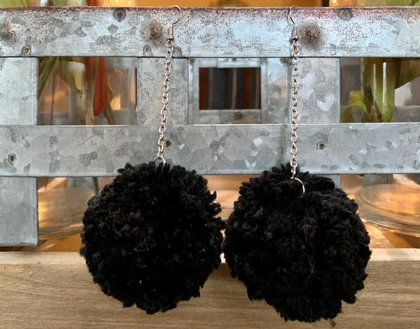 Pom Pom Earrings