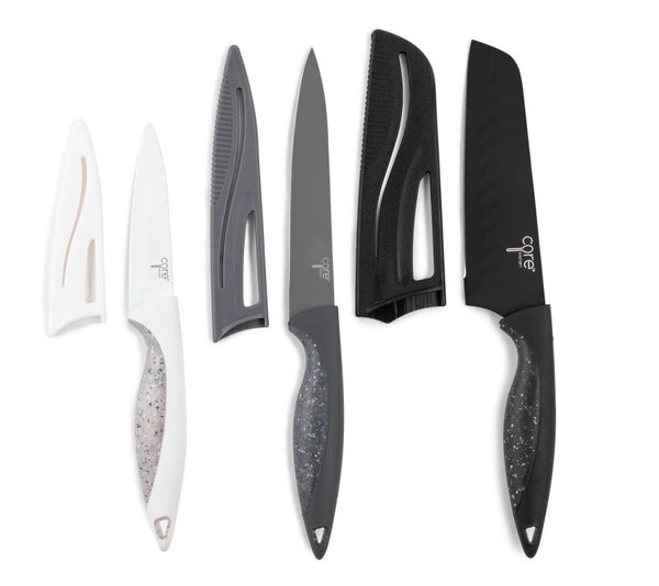 6 Pieces Knife set with Sheaths