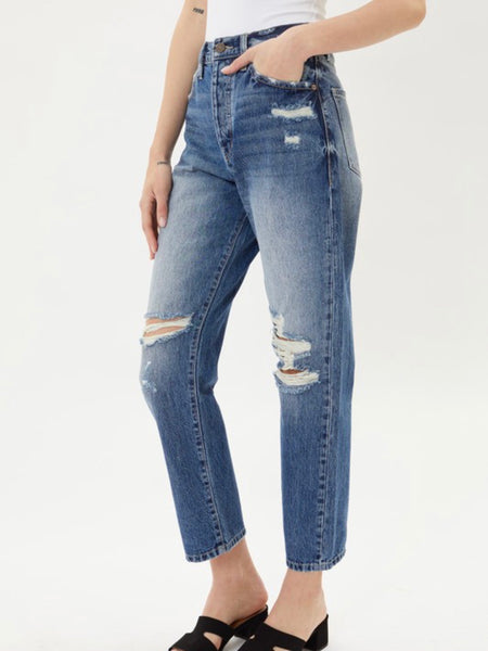 Kan Can High Rise Boyfriend Jeans