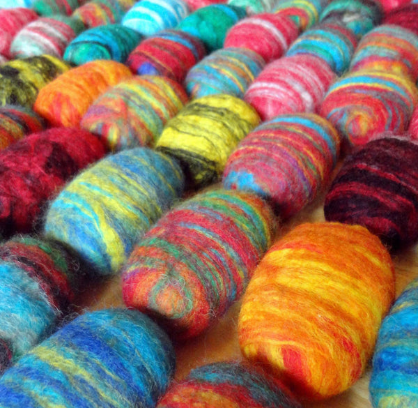 Multicolored Felt Soap