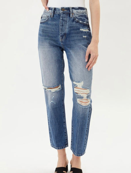 Kan Can High Rise Boyfriend Jeans