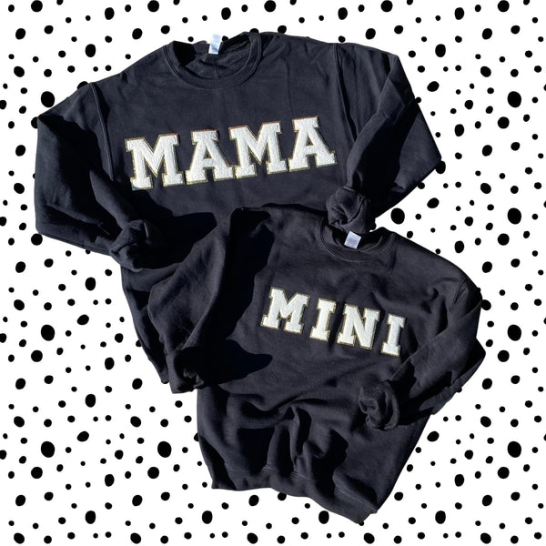 Mama & Mini Chenille Patch Sweatshirt