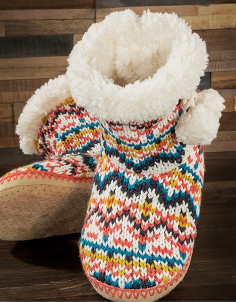 Knitted Slipper Boots