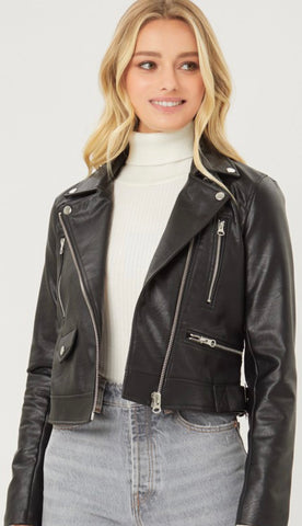 Black Moto Jacket