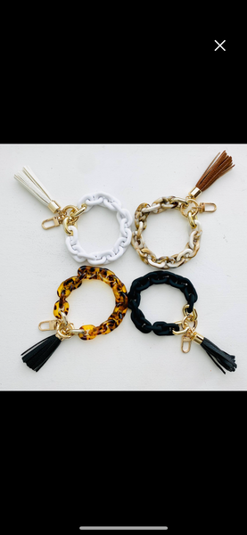 Chain Link Bangle Keychain